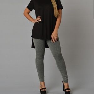 Fashion Nova Pants Medium Grey Skinny Fit Gray, Se